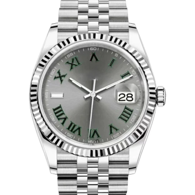Men Dress Watch 41mm Dial Business Luxury Sapphire Automatic Mechanical Waterproof 10Bar lux men's watch