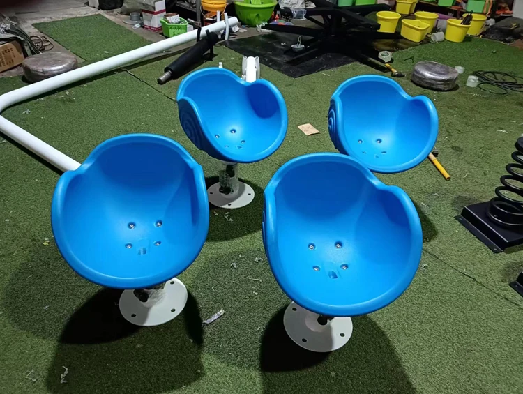 Indoor Outdoor Children's Swivel Seats McDonald's Plastic Play Sets Parks Schools Children's Playgrounds Snail swivel chair