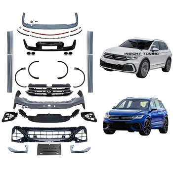 Wholesale Auto Accessories Car Bumper Side Skirt Bodykit For Vw Tiguan To Tiguan R Design 2021 Body Kit