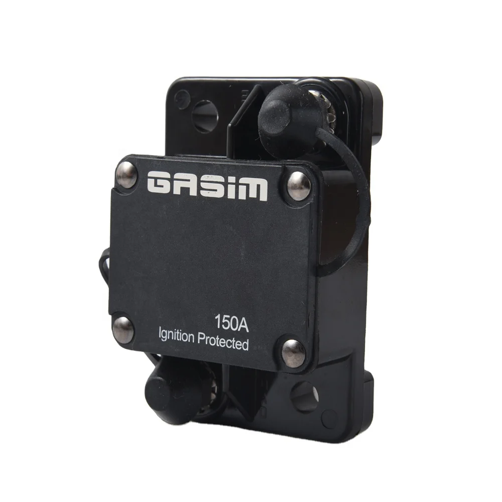 E97 Auto Reset Types Car Circuit Breaker 20a 30a 40a 60a 80a 100 Amp 12v 24v 48v Dc Circuit Breaker