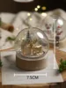Luminous glass lampshade-Golden reindeer gift bag
