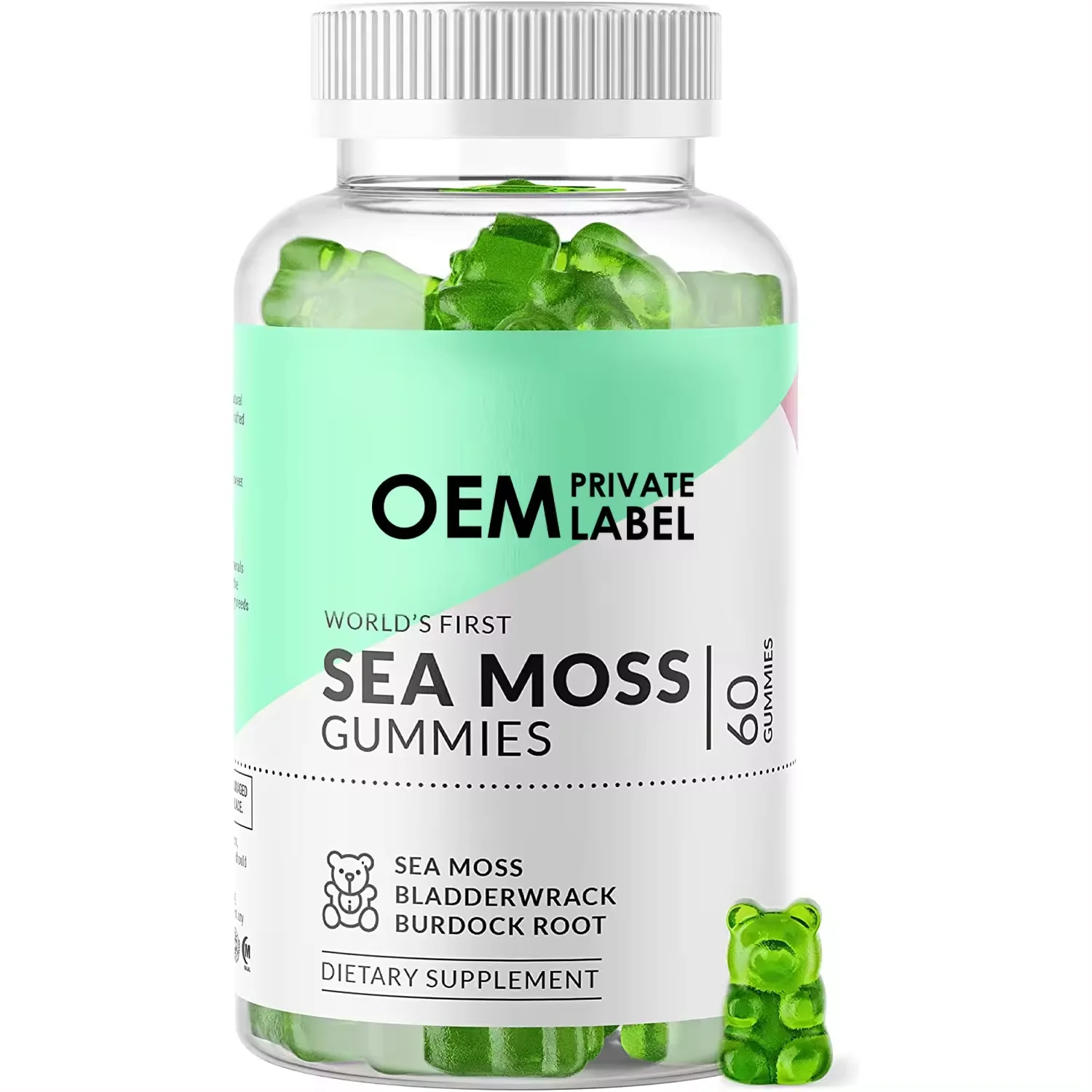 Ready to Ship Sea Moss supplement private label seamoss wildcrafted irish sea moss oil powder gel capsules Gummies skincare