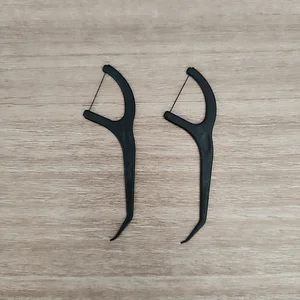 Daily Care Natural Bamboo Vegan Material Eco-friendly 750D Bamboo Teeth Cleaning Dental Picks Private Label