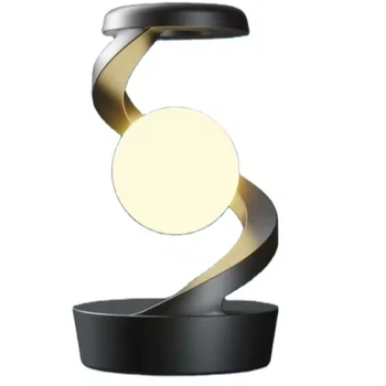 PILI Business Gifts customized smart phone wireless charging rotary suspension desk lamp Creative color atmosphere night light