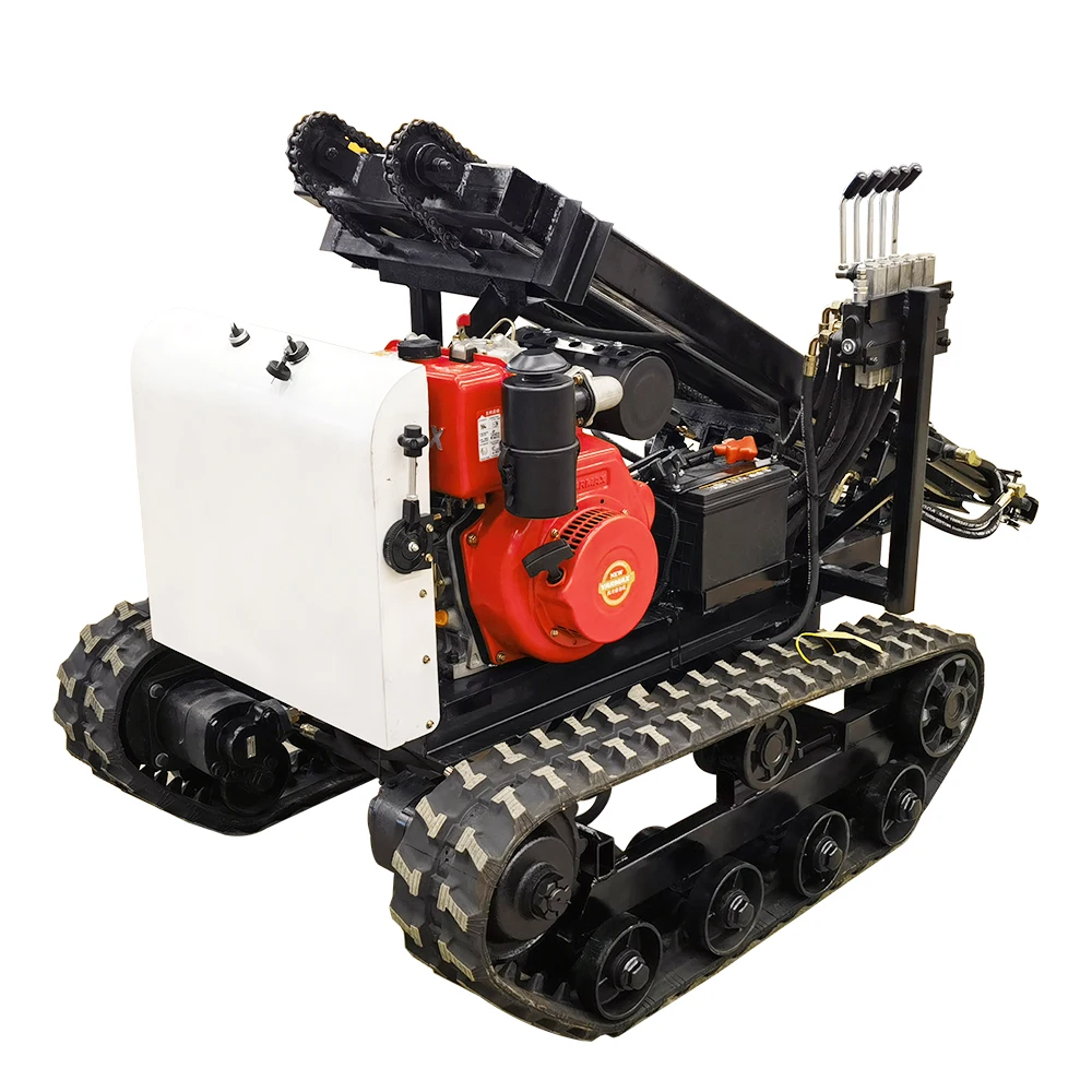 Small Size Compact Structure 30m Depth Pneumatic Dth Rubber Crawler Drilling Rig Crawler Pile Driver - Buy Crawler Mounted Pile Driver,Crawler Pile Driver,Crawler Type Pile Driver Product on Alibaba.com