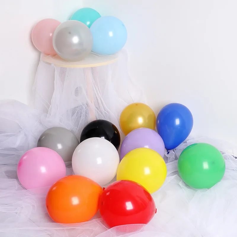 Decoration Kids Favors Macaron Inflatable Toys Latex Balloons Wedding Supplies
