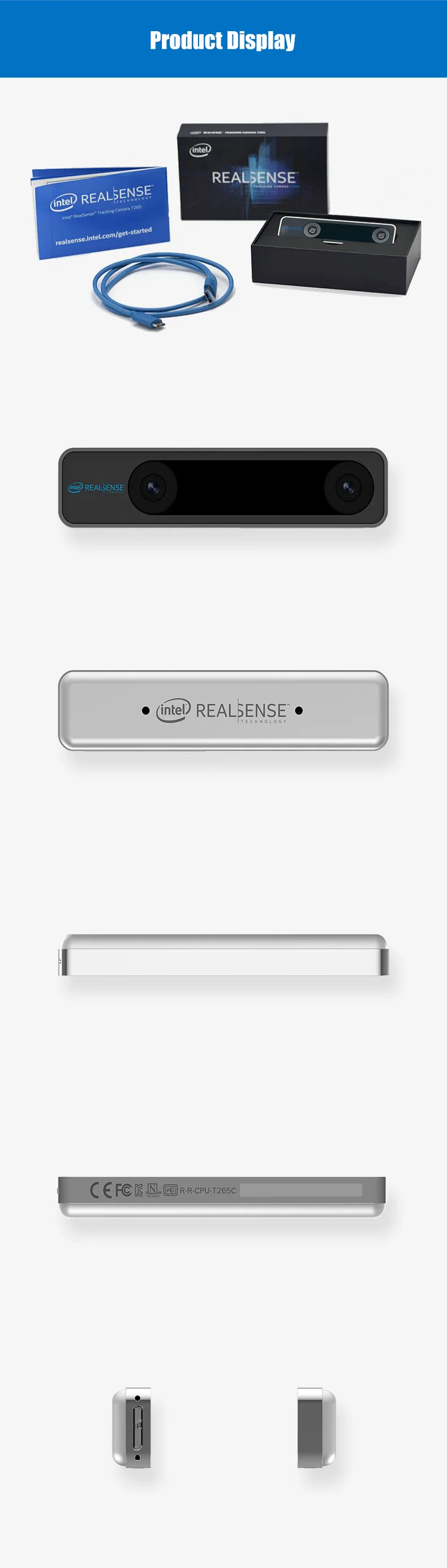 RealsenseT265 3個セット-