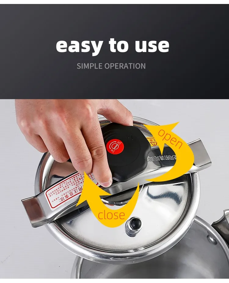 Pressure Cooker With Single Double Bottom Available To Gas Induction