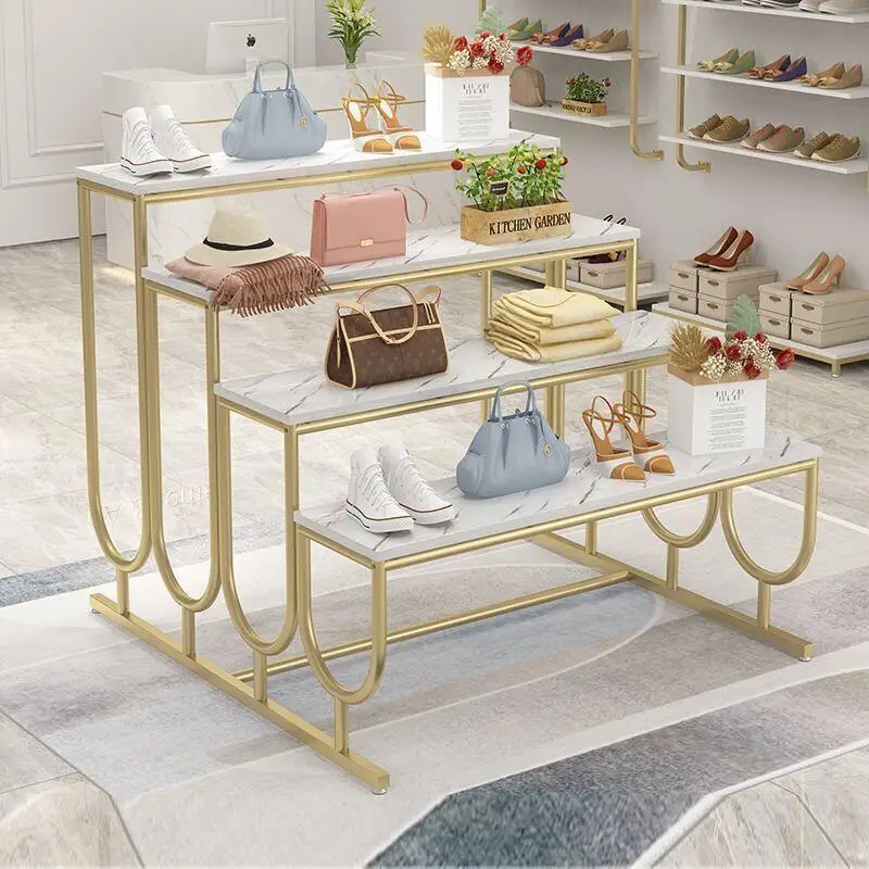 New Modern Factory Vertical Multi-layer Metal Sample Display Rack Handbags, Hats, Shoes, Flower Display Racks