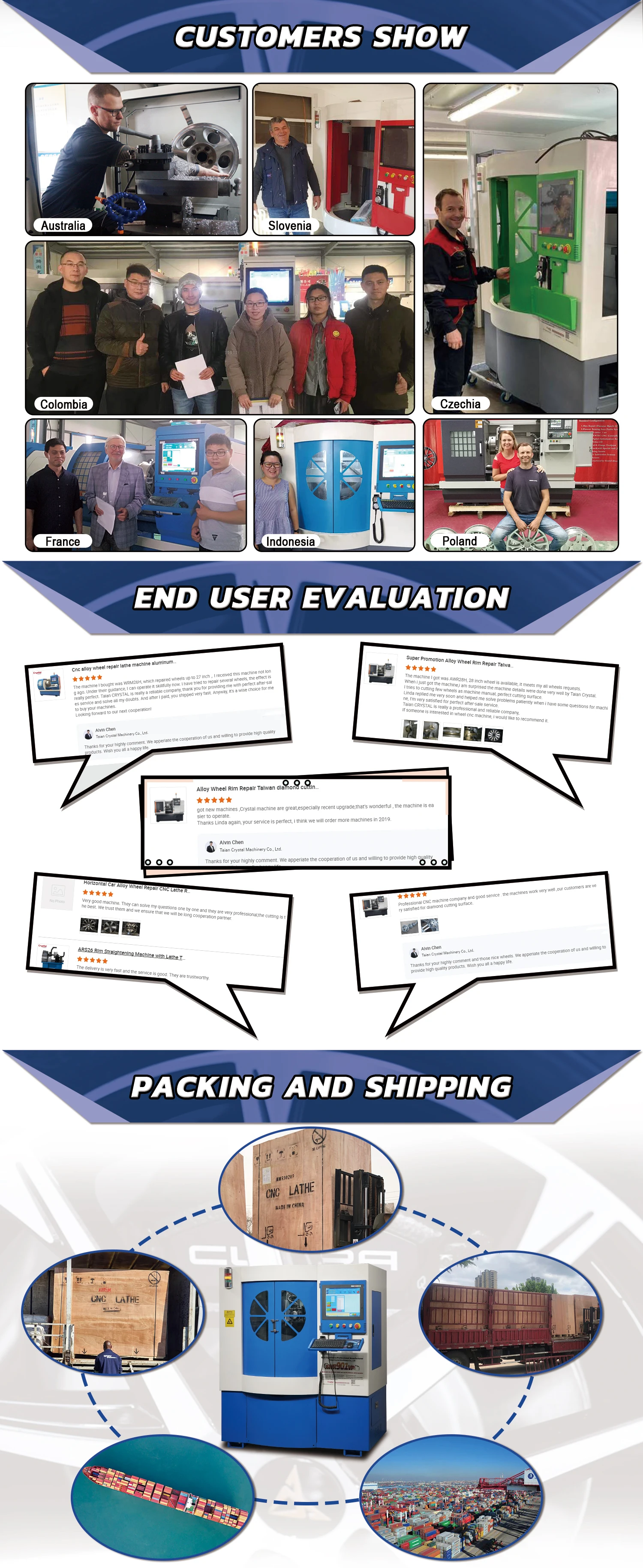 Crystal Awr901vp Diamond Cutting Vertical Wheel Repair Equipment For