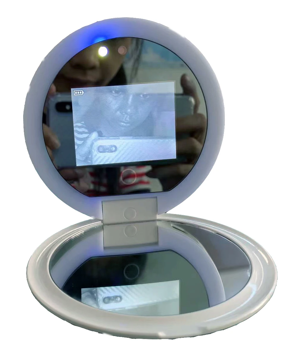 Maiha Portable Travel Smart Makeup Mirror With Light Led Cosmetic