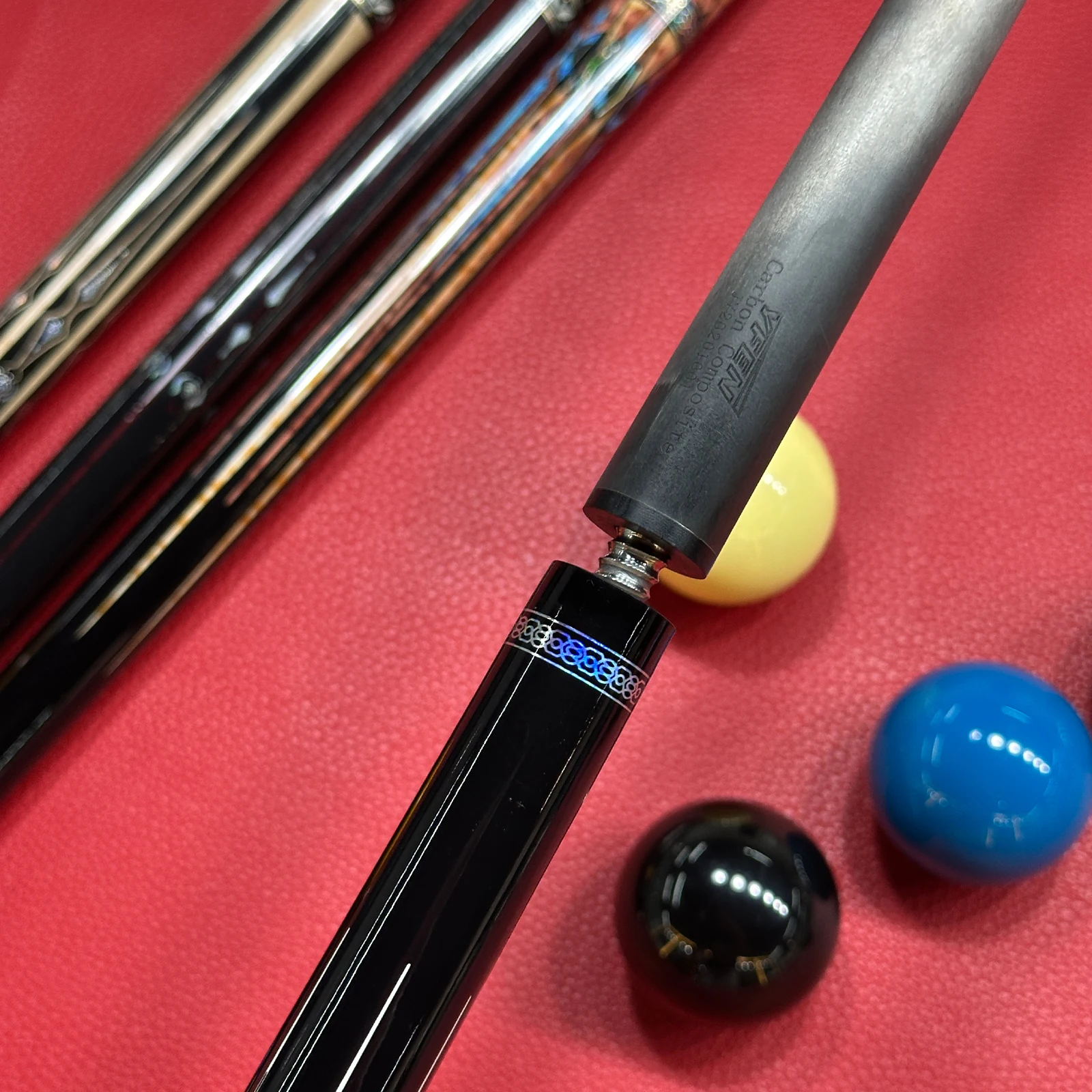 YFEN 18-20oz 3/8-9 YF-M1-4 Radial Pin Joint Phenolic Pool Cue