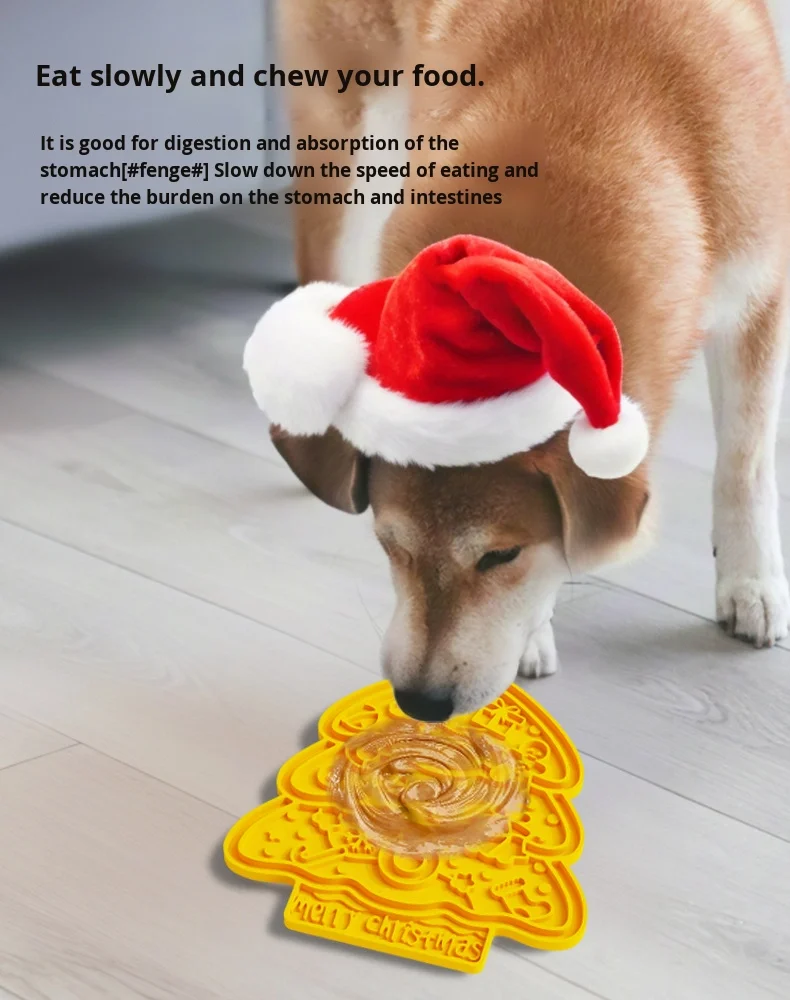 Silicone Dog Training Plate with Suction Cup Anti-Choking and Anti-Overflow Feeding Pad Slow Food Licking Pet Bowls & Feeders factory