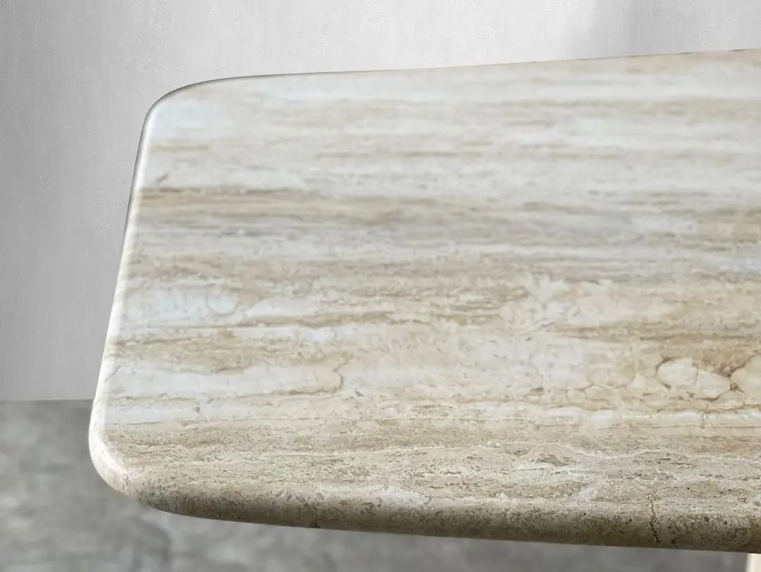 product ydstone rectangular beige travertine dining table top premium countertops vanity tops  table tops594-7