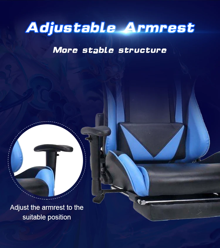 Blue Leather Laptop Frame Silla Gamer Cheap Gaming Chair Buy Laptop