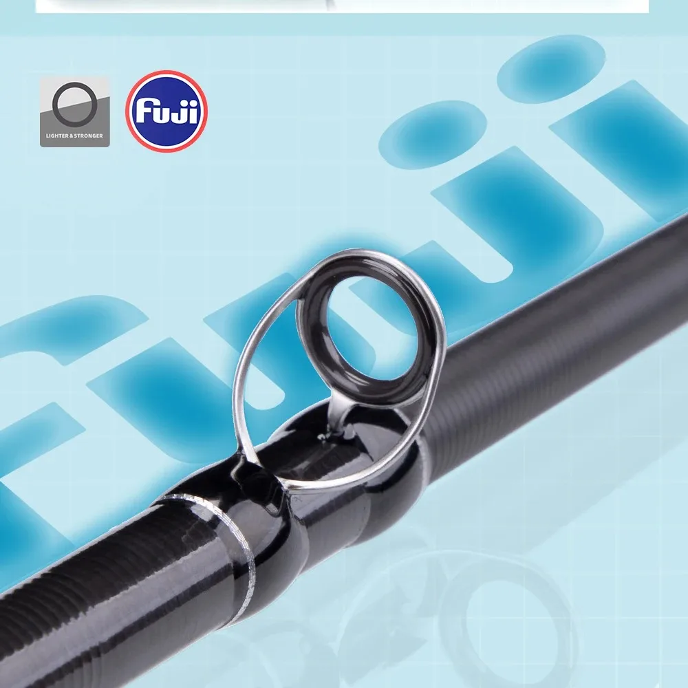 FISHINGFANS 2.1m 2.4m Telescopic Portable Travel Carbon Fiber Lake