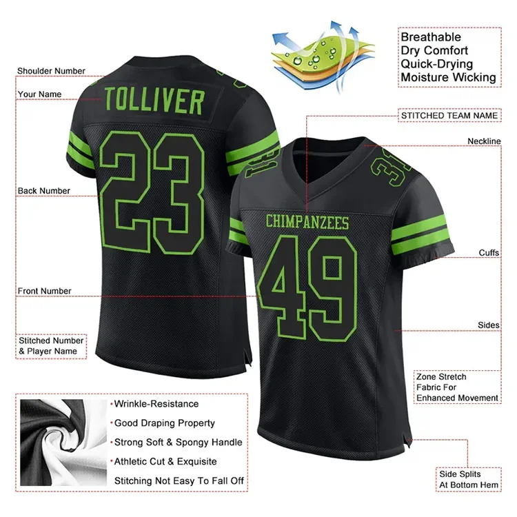 Custom Polyester Mesh Jerseys