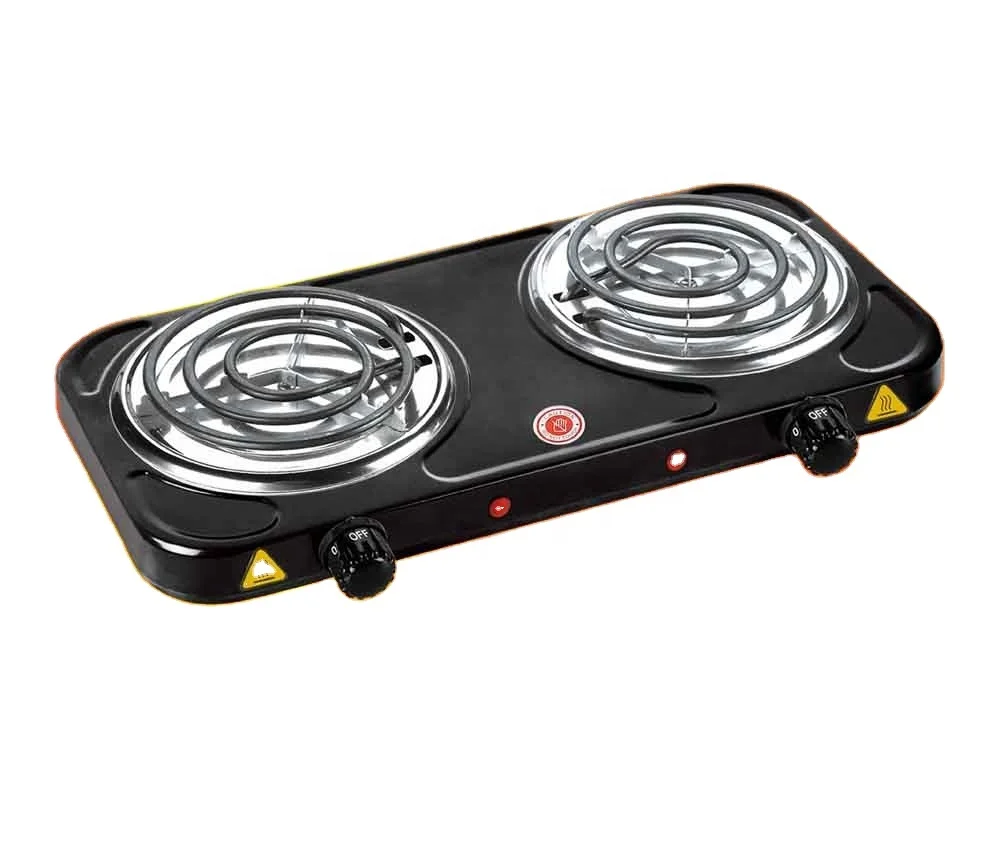 portable electric double cooking stove