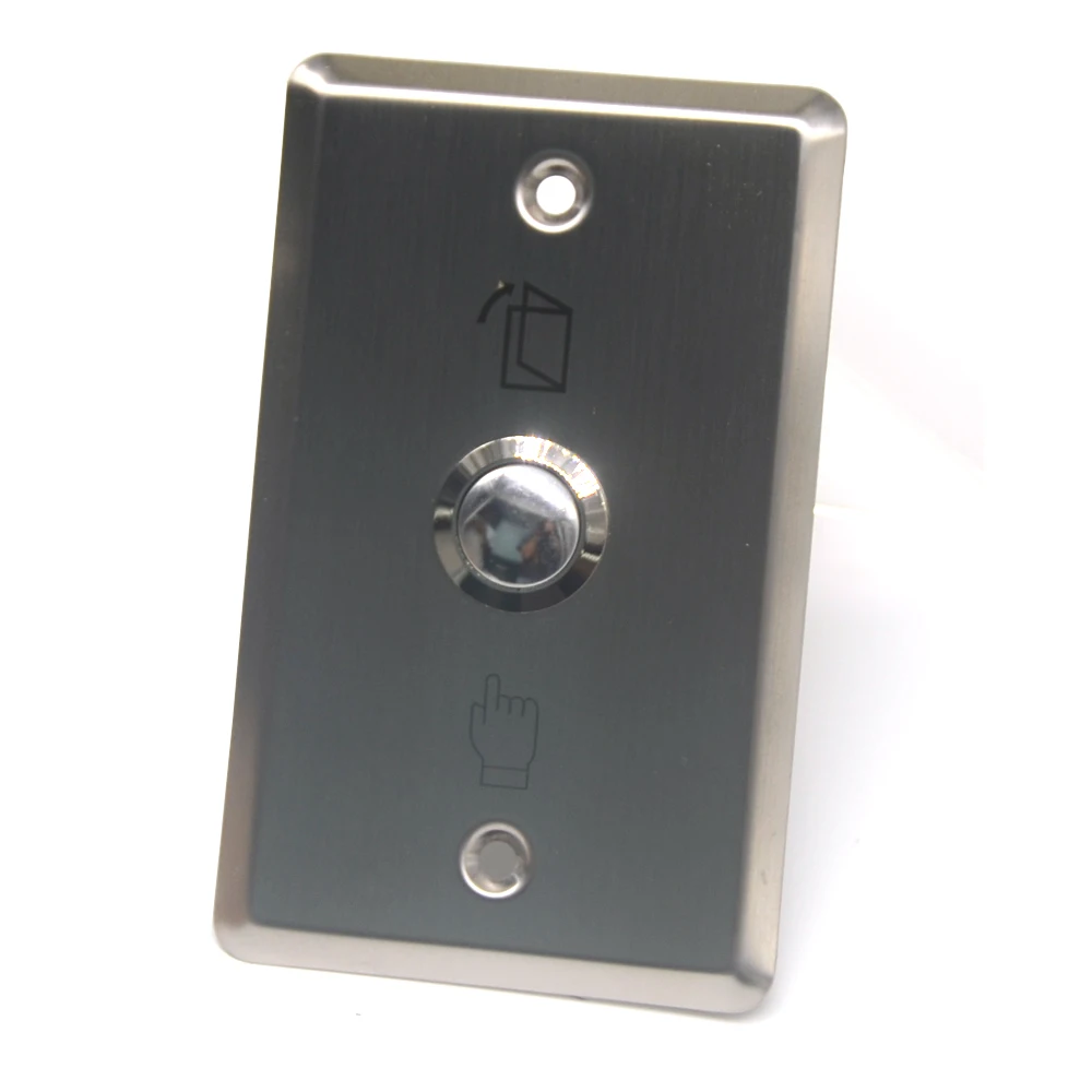 Кнопка выхода из нержавеющей стали с выключателем для управления доступом