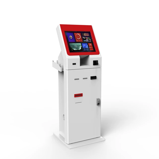 Credit Card Payment Kiosk For Payment And Advertising / Kiosk With A4 ...