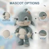 Mascotte de requin timide