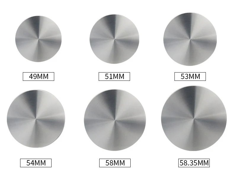 Custom Logo 51 53 58mm Espresso Elastic Force Coffee Tamper Calibrated Coffee Tamper Tool with Spring Loaded Hand Tamper manufacture