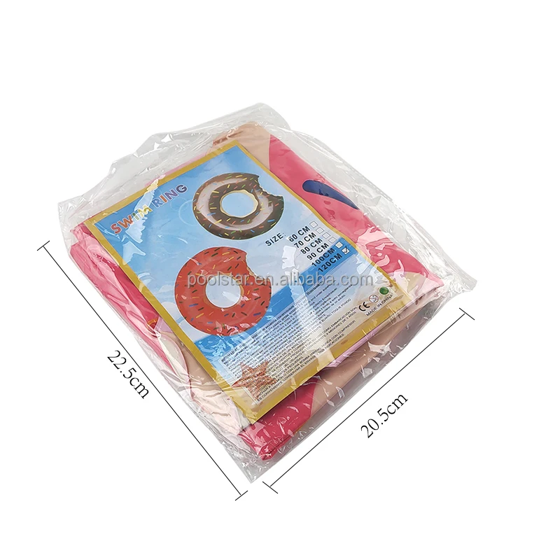 Надувные плавающие кольца из ПВХ и ПЭ экологически чистые трубки для плавания пончиков взрослых детей с настраиваемой печатью логотипа