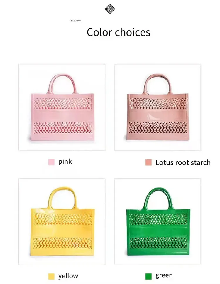 2023 China Supplier New Plastic Pvc Purse For Girls Retro Style Jelly