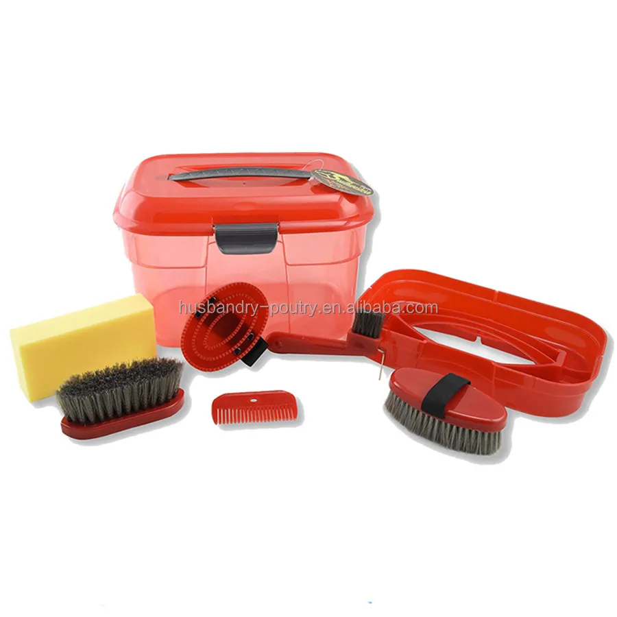 Kit De Toilettage Pour Chevaux - Lot De Brosses Et Accessoires Occasion
