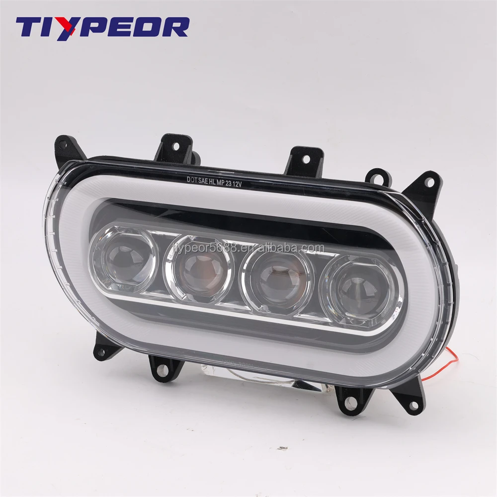 product tiypeor motorcycle lighting system high power 120w led headlights for harley road glide limited fltrk 2020 2022 led headlamp-4