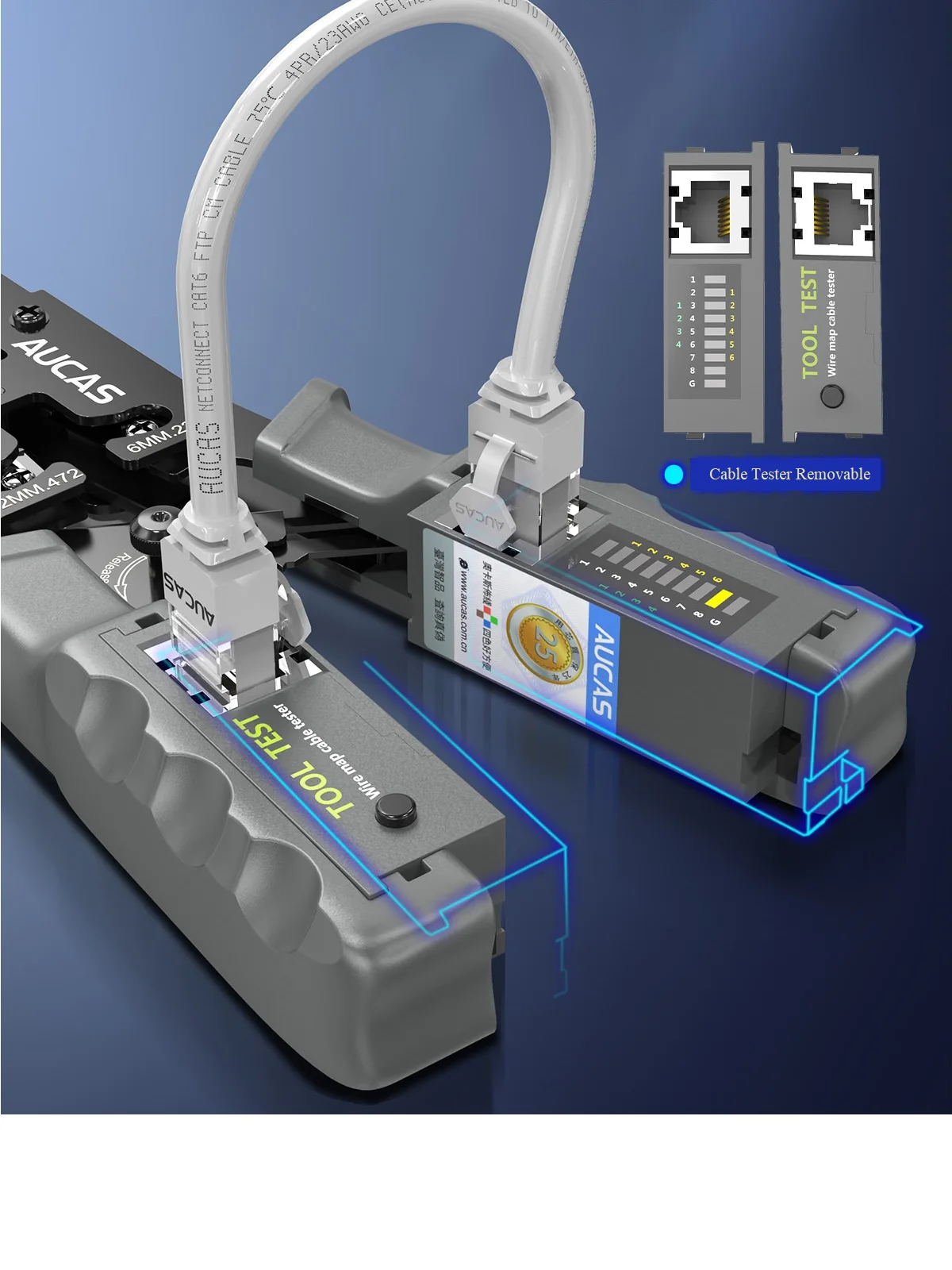 Multifunction Network Tool RJ45 RJ11 Modular Plug Plier 4 in1 Cable ...