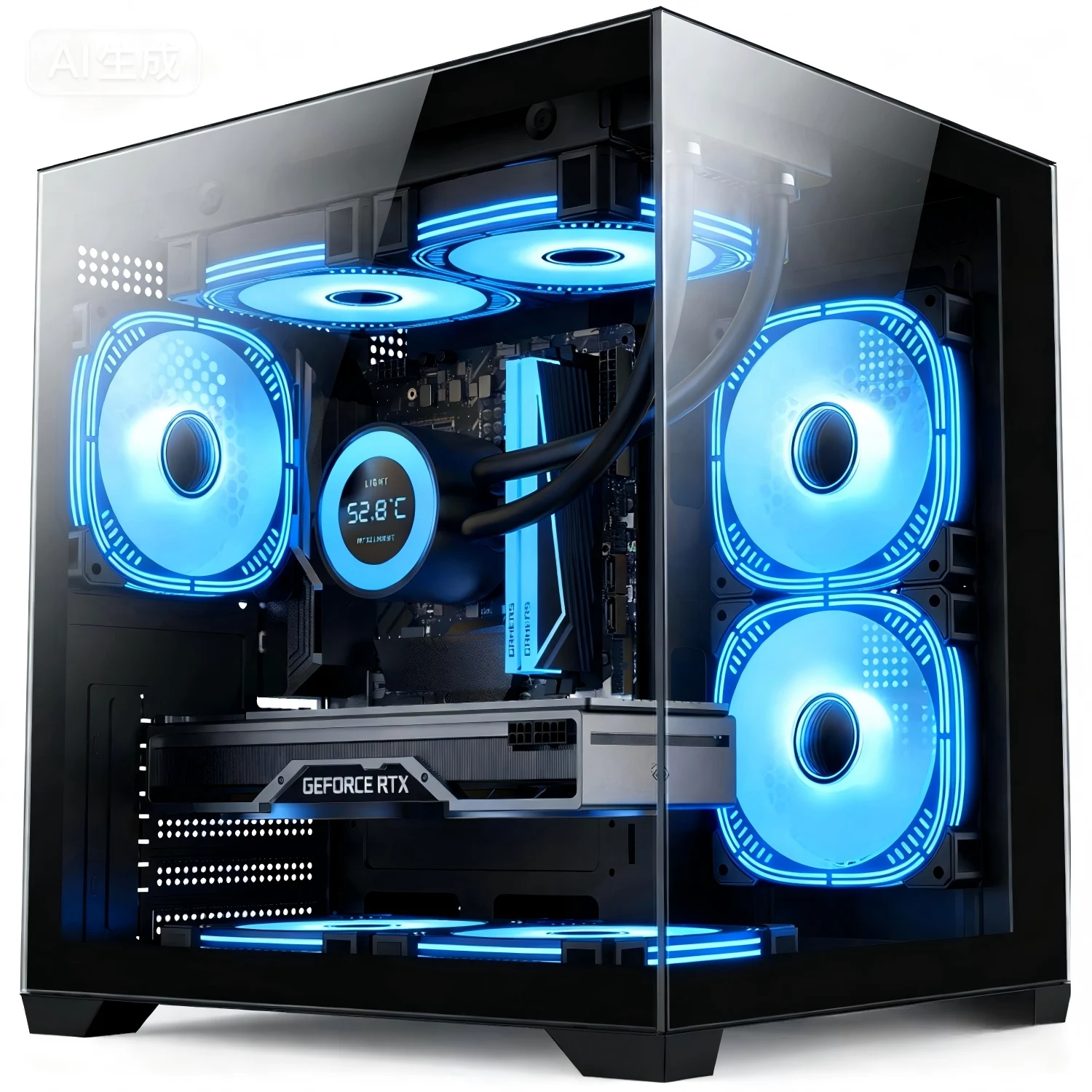 Best Selling Tempered Glass Front Panel Mid Tower ITX MATX ATX PC ...
