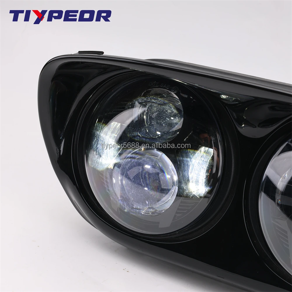 low beam motorcycle headlights for harley road glide 1998 2013 led headlights-11