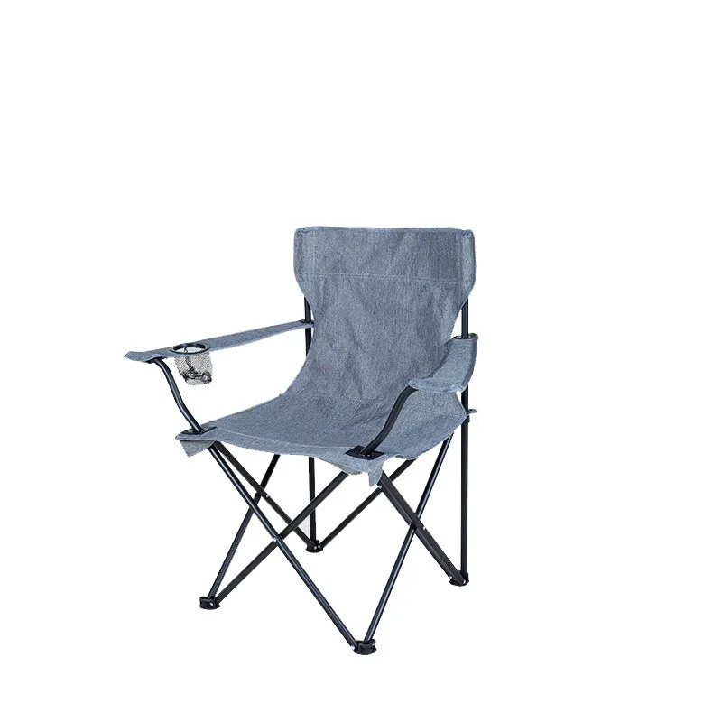 Custom Logo Outdoor Leisure Sturdy Aluminum Frame Foldable Camping