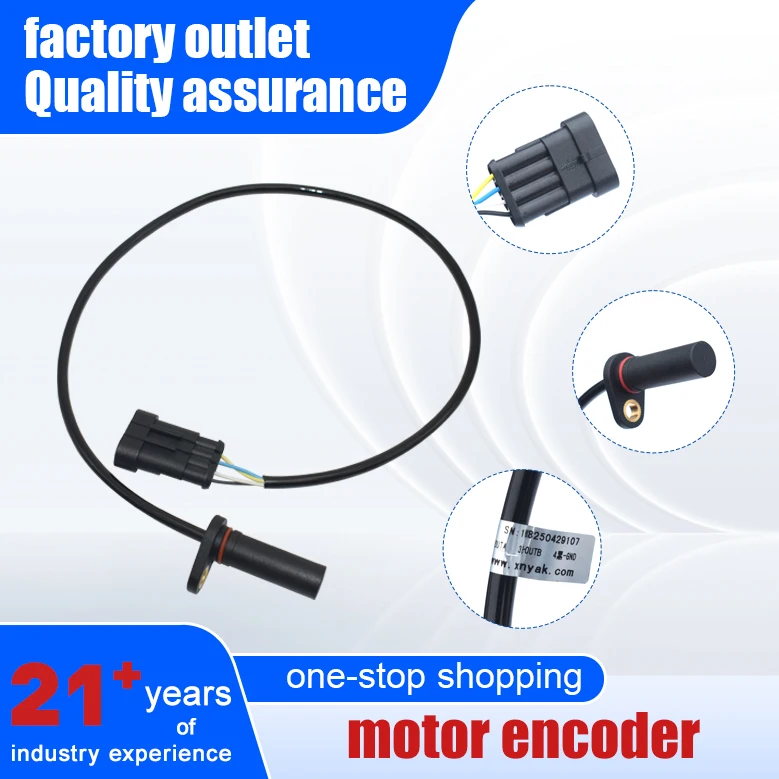 Forklift Motor Encoder  45mm Motor Bearing Sensor with  4 Pins Plug Used for EP