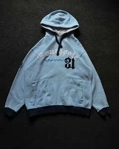 LYG Custom Sun Faded  Terry Women Embroidery Tracksuits Set Oversized Flare Pants Women Rhinestone Tracksuit