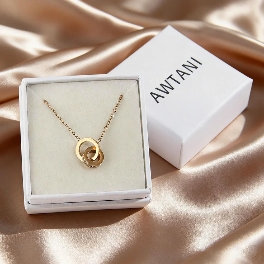 Coffret à Bijoux en Papier Écologique à Tiroir - Personnalisable - Pour Toute la Collection de Bijoux