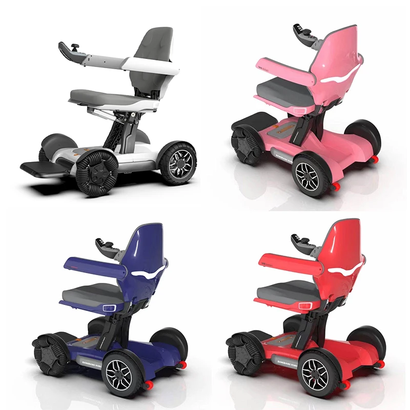 Mecanum Universal Wheel Handicapped Wheelchair Automatic Folding