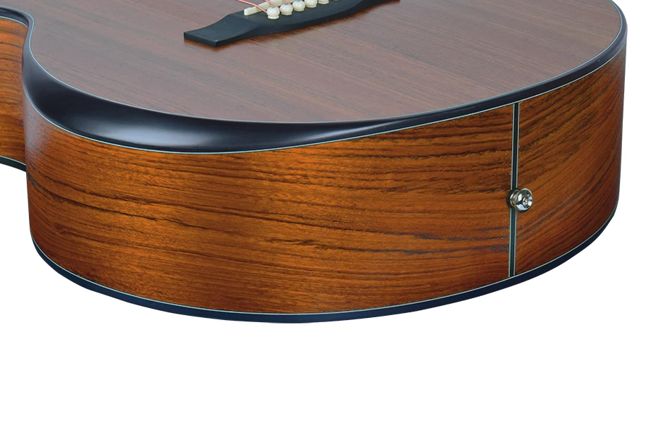 Tayste 40 Inch Acoustic Guitar with Armrest - Optional Pick-up