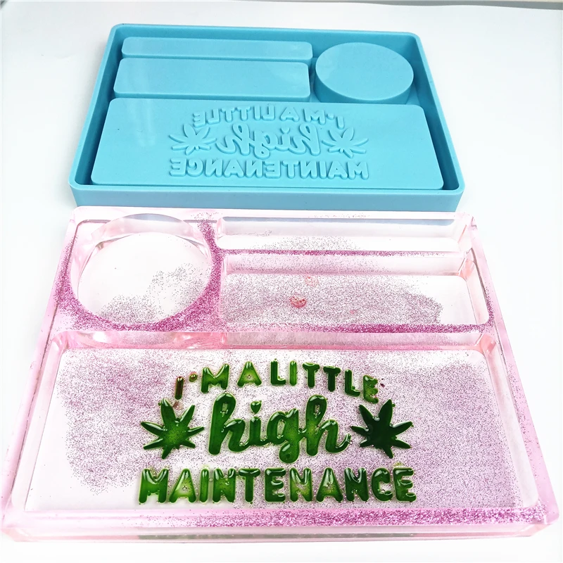 High maintenance rolling tray mold, Roll Up Tray Mold, Silicone rolling  tray DIY