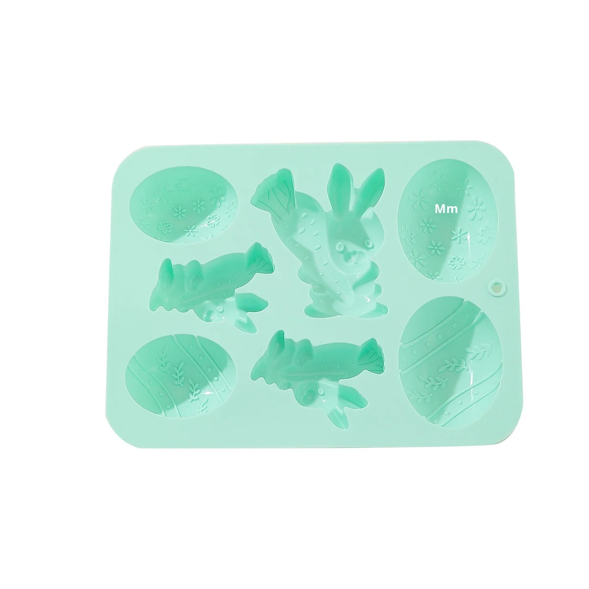 Easter for Rabbit Egg Silicone Cake Mold for DIY Home Decor Gypsum Ornament Aromatherapy Candle Pudding Mold for Festive