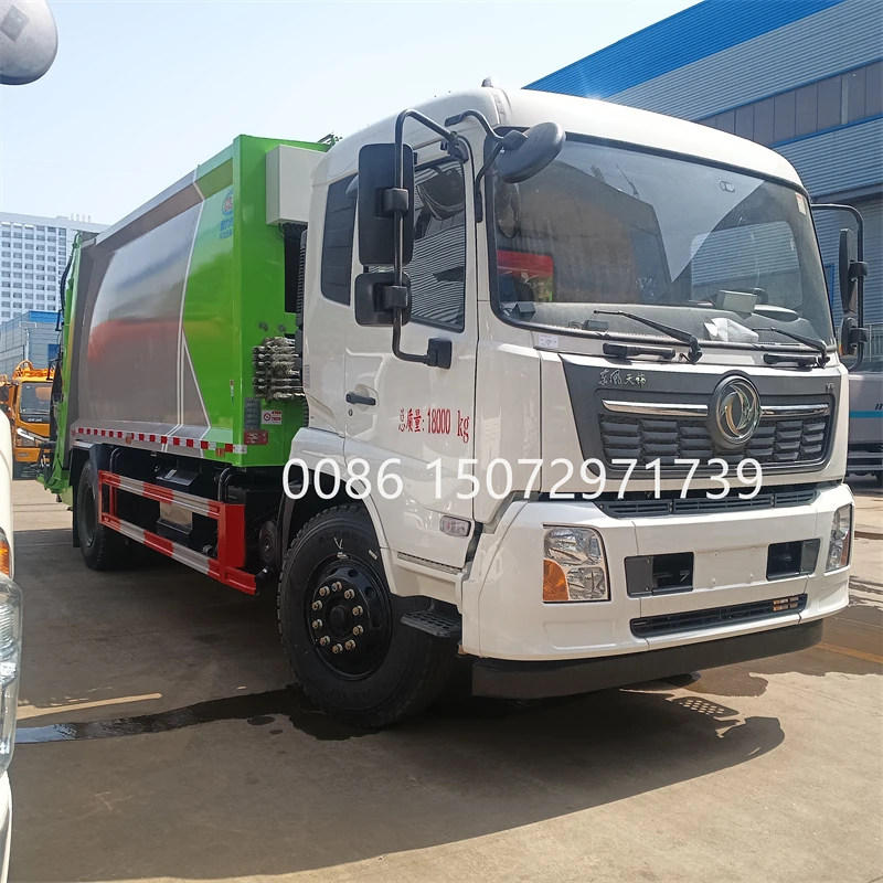 4x2 экологически чистый 6-тонный мусорный уплотнитель двухосный дизельный санитарный насос двигатель управление отходами сбор мусора