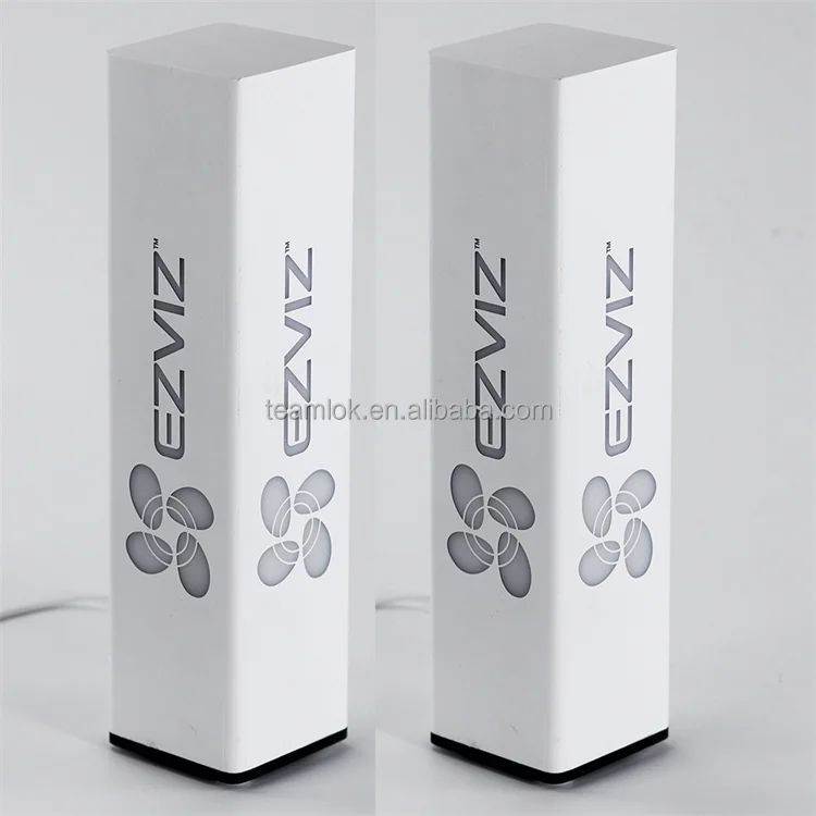 Counter Acrylic Small Light Box Sales Hall Pillar Advertising Light Box Rechargeable Sign Creative square Cube Light Box