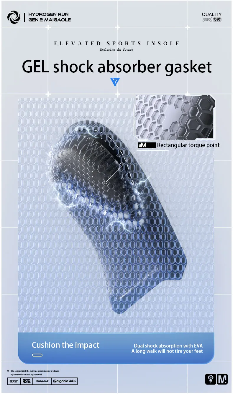 Height Boosting Insoles Comfort Shock Absorbing Lift Pads