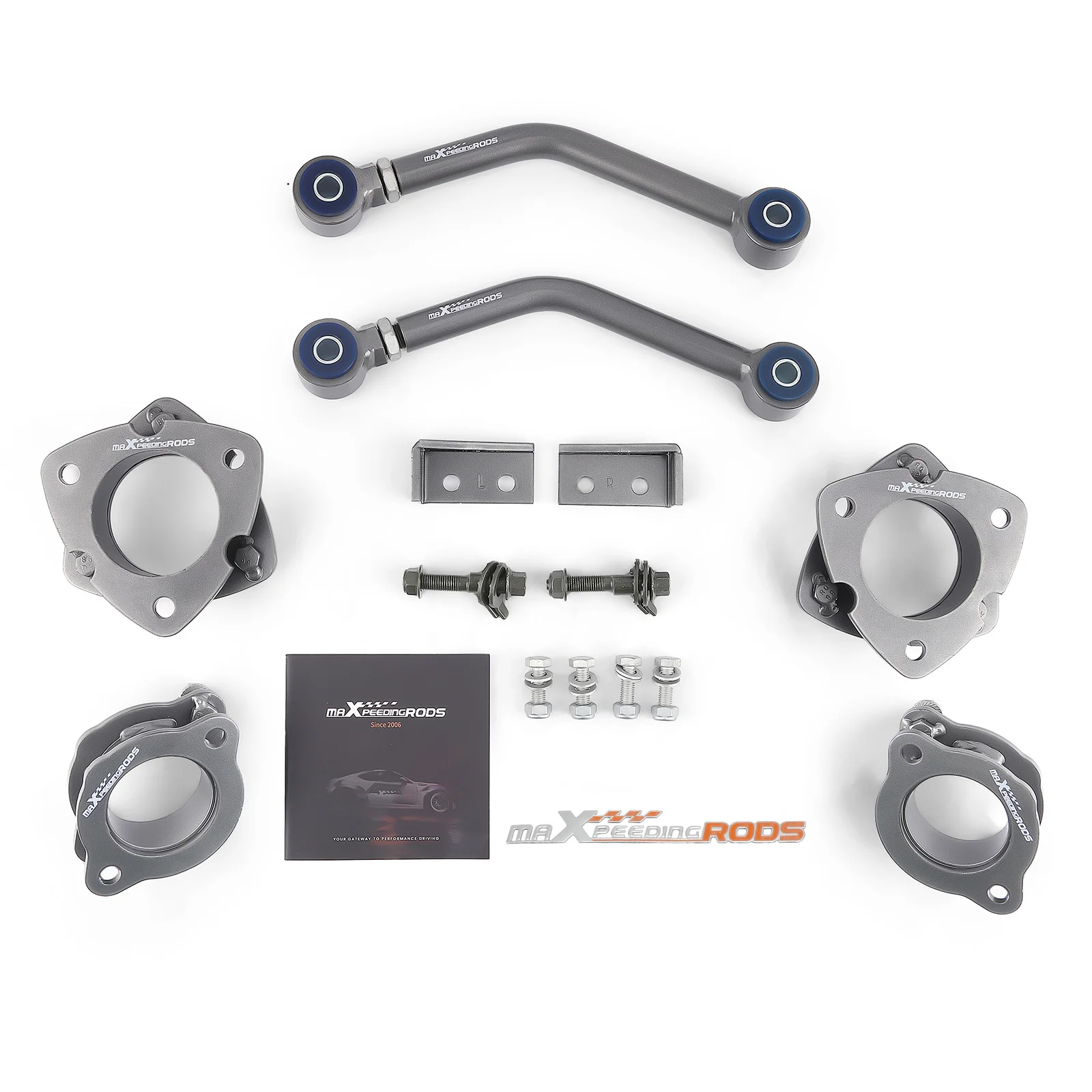 MaXpeedingrods 2" Front 2" Rear Leveling Lift Kit & Spacers for Jeep Patriot MK 2007-2017