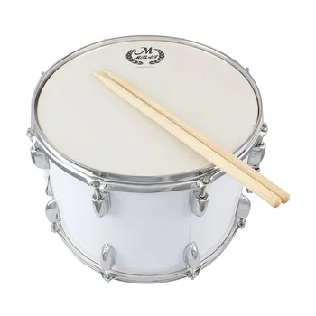 14 inch walking drum, stainless steel and maple body, PVC drum belt, stick, shoulder strap, key for students