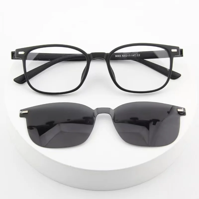 Two-In-One TR90 Frame Sunglasses Blue 9003 Polarized Magnetic