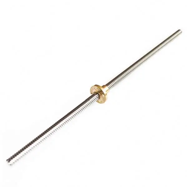 Tr 12Mm 16Mm 18Mm 20Mm Diameter Rvs Trapeziumvormige Draad Kogelschroefspil