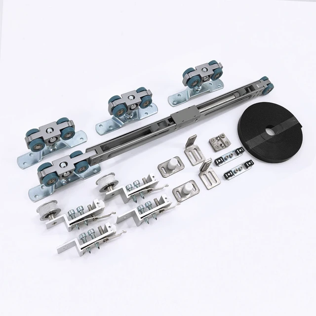 Synchronized Inversion Soft Close Sliding  Double Door Rollers for Telescopic Sliding Door