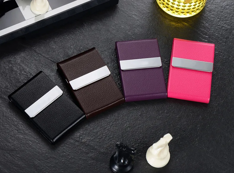 Factory Wholesale Ready Stock Vertical Business Card Holder Cigarette Case Customizable Gift preview 5